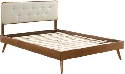 Modway - Bridgette Twin Wood Platform Bed with Splayed Legs