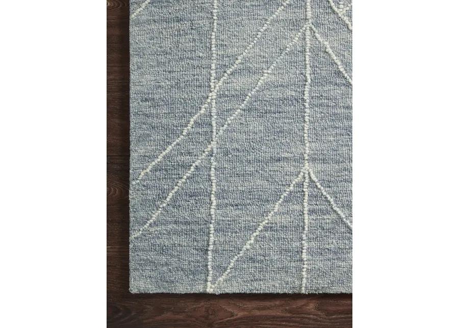 Sarah SAR04 Denim 8'6" x 12' Rug