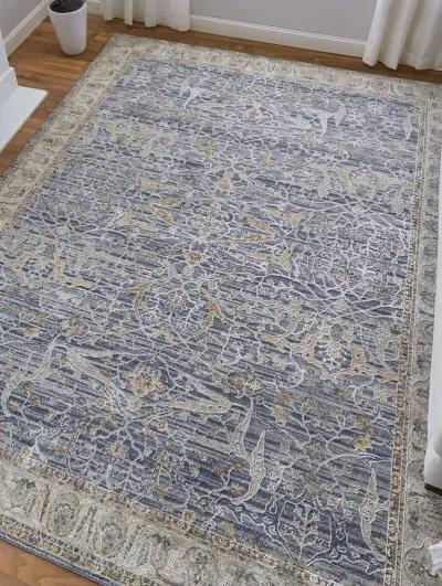 Pasha 39M4F 9'0" x 12'8" Blue/Taupe/Ivory Rug