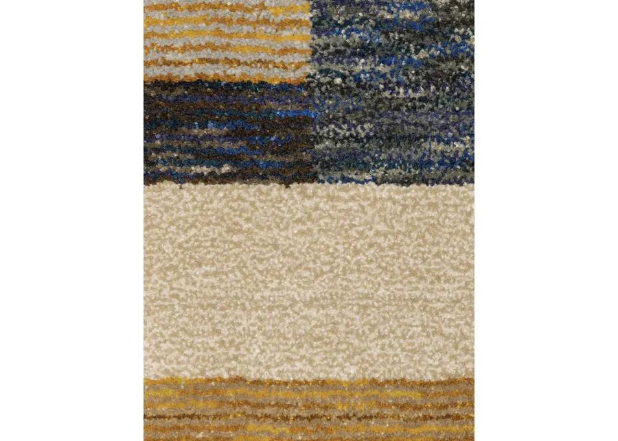 Strada 7'10" x 10'10" Gold Rug