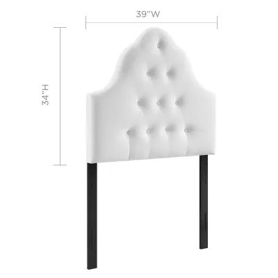 Modway - Sovereign Twin Diamond Tufted Performance Velvet Headboard