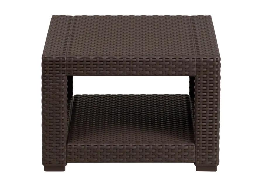 Rattan Patio End Tables