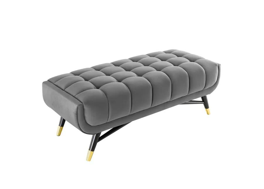 Adept 47.5" Performance Velvet Bench-Benzara