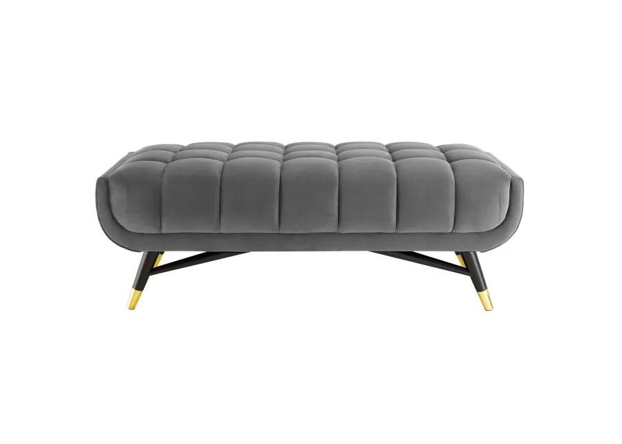 Adept 47.5" Performance Velvet Bench-Benzara