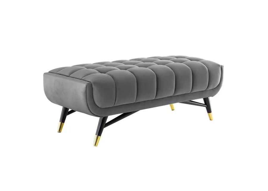 Adept 47.5" Performance Velvet Bench-Benzara