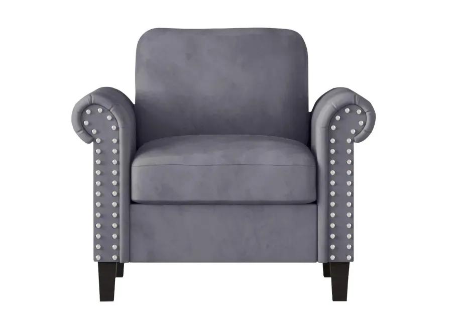 New Classic Furniture Alani Accent Chair-Gray