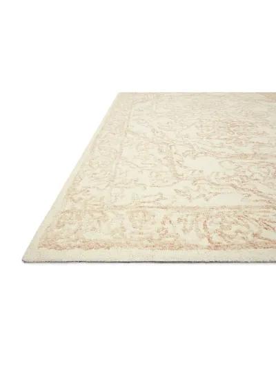 Annie ANN05 White/Pink 5' x 7'6" Rug