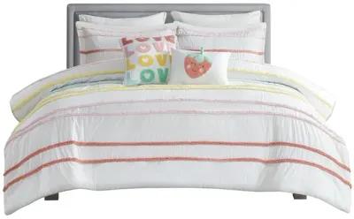 Gracie Mills Tanwen Chenille Trimmed Cotton Kids' Comforter Set