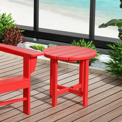 WestinTrends Outdoor Patio Round Adirondack Side Table