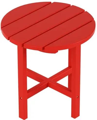 WestinTrends Outdoor Patio Round Adirondack Side Table