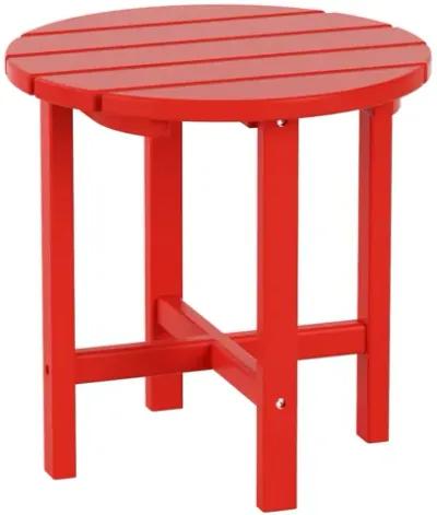 WestinTrends Outdoor Patio Round Adirondack Side Table