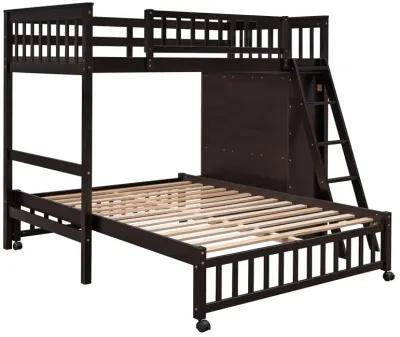 Merax Wooden Bunk Bed with 6 Drawers