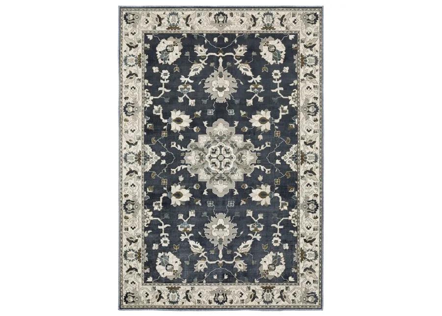 Ellington 5'3" x 7'6" Blue Rug