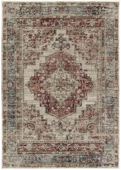 Leila Emory Red 2'6" x 8' Runner Rug