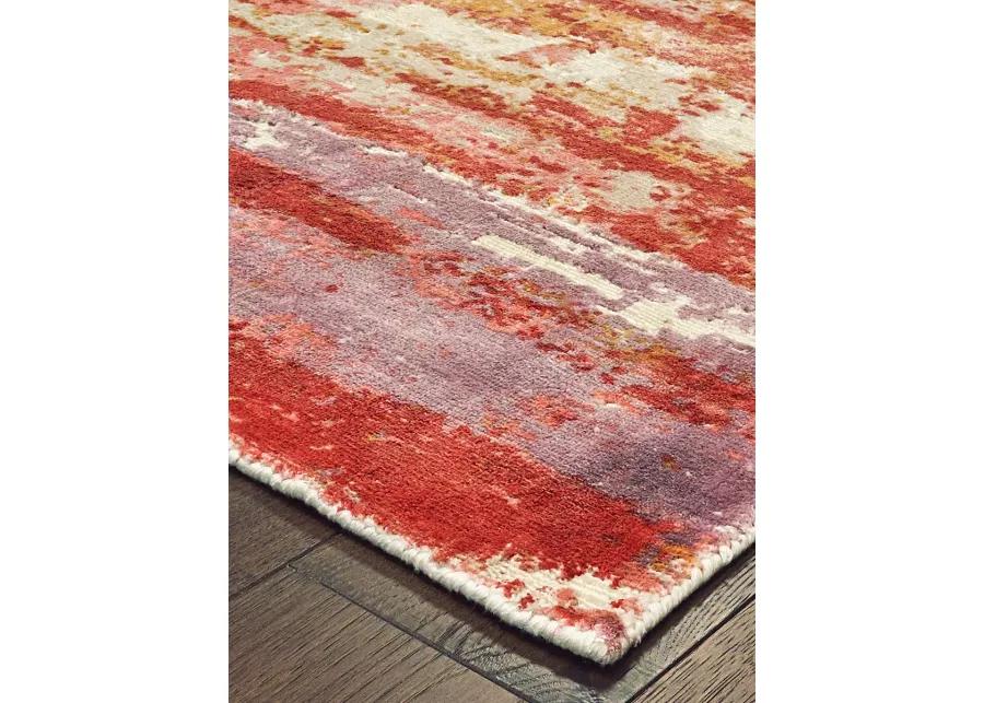 Formations 6' x 9' Pink Rug