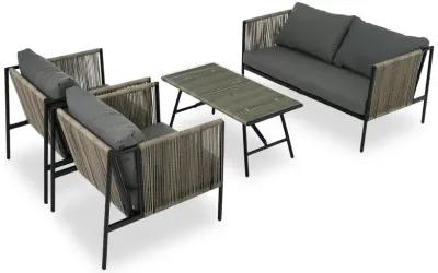 Merax Outdoor Rope Sofa Set  4 Pieces