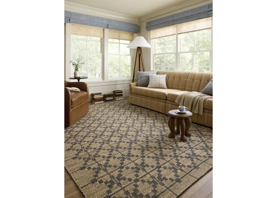 Judy JUD-05 Natural / Graphite 9''3" x 13' Rug by Chris Loves Julia