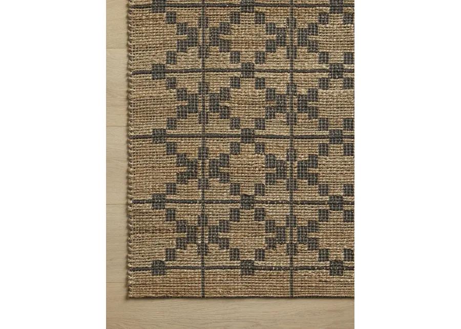 Judy JUD-05 Natural / Graphite 9''3" x 13' Rug by Chris Loves Julia