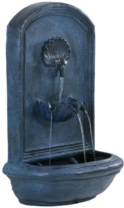 Sunnydaze Seaside Polystone Outdoor Wall Fountain