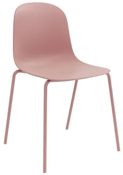 STACKABLE OUTDOOR & INDOOR SERENA CHAIR - DUSTY PINK (Set of 4)