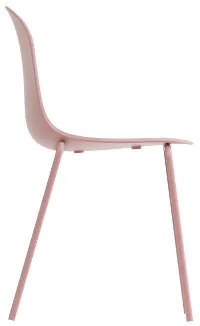 STACKABLE OUTDOOR & INDOOR SERENA CHAIR - DUSTY PINK (Set of 4)