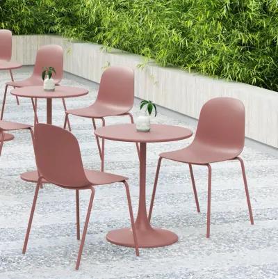 STACKABLE OUTDOOR & INDOOR SERENA CHAIR - DUSTY PINK (Set of 4)