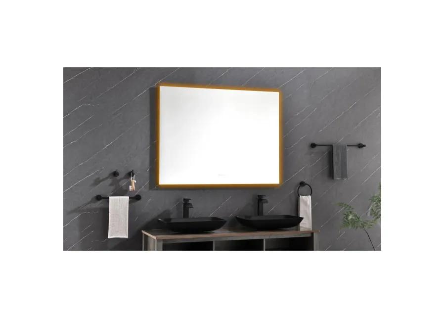 48X 36 Inch LED Mirror Bathroom Vanity Mirror With Backlight, Wall Mount Anti-Fog Memory Large