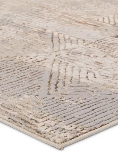 Catalyst Eshe Tan/Taupe 3'3" x 12' Runner Rug