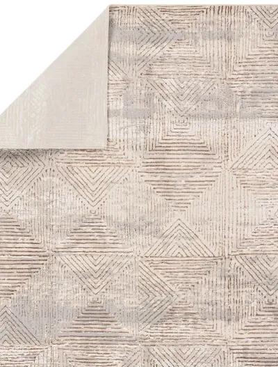 Catalyst Eshe Tan/Taupe 3'3" x 12' Runner Rug