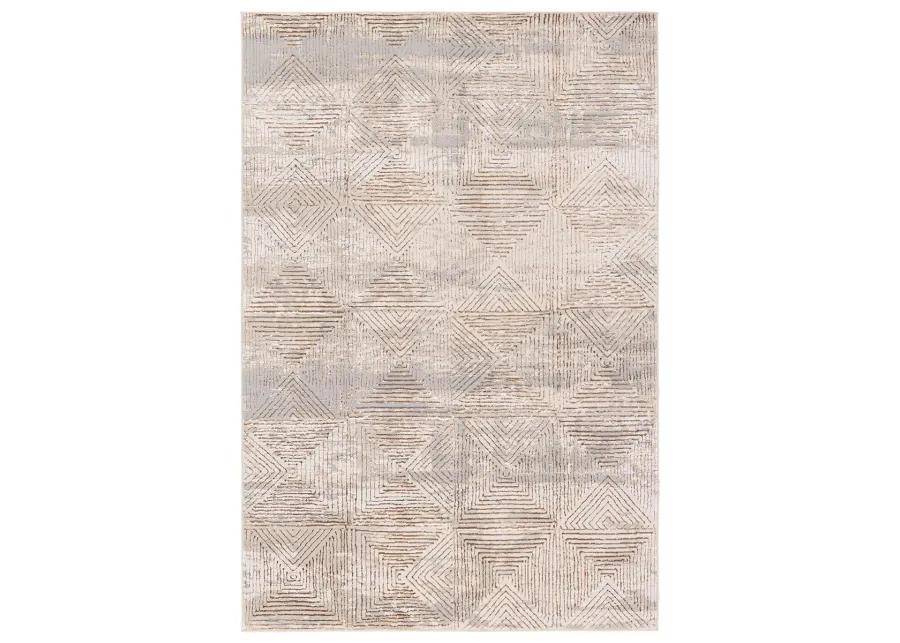 Catalyst Eshe Tan/Taupe 3'3" x 12' Runner Rug