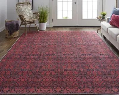 Voss 39H6F Red/Black 10'6" x 14' Rug