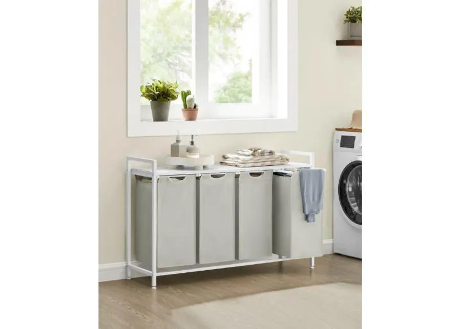 Laundry Hamper with Lid and Durable Construction for Easy Use