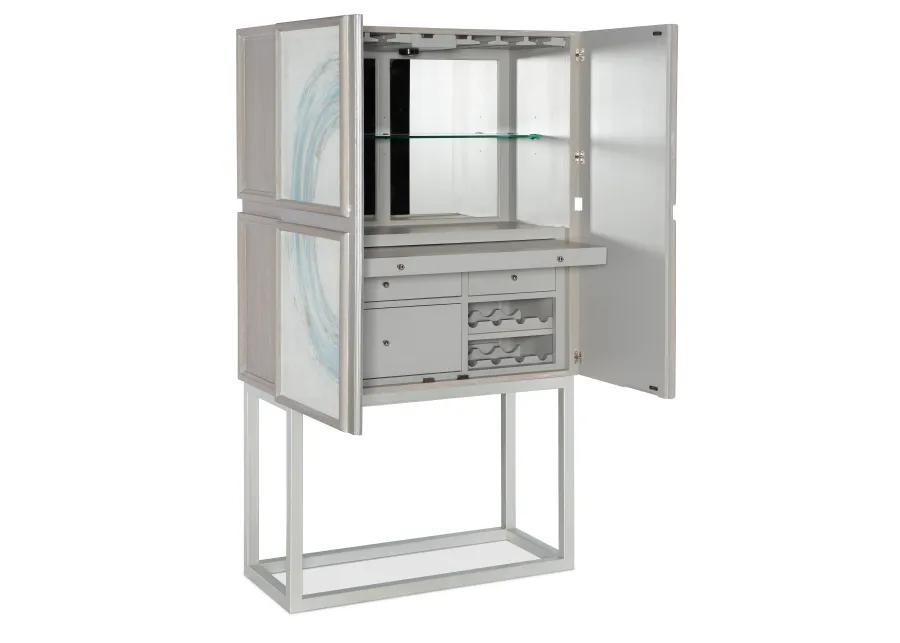 Melange Kandin Bar Cabinet