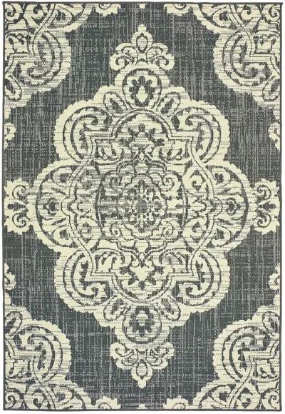 Marina 8'6" x 13' Grey Rug