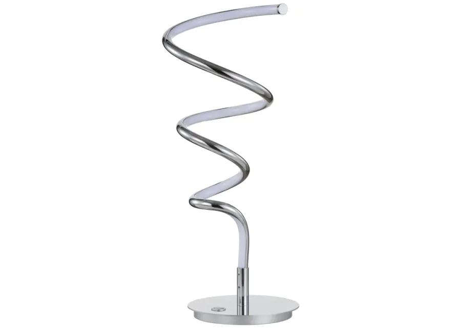 Scribble Modern Dimmable Metal Integrated LED Table Lamp