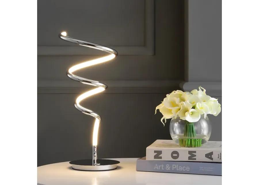 Scribble Modern Dimmable Metal Integrated LED Table Lamp