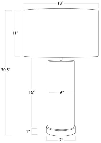 Andres Column Table Lamp