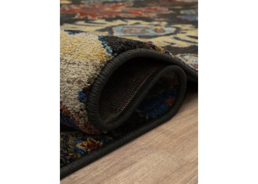 Pandora Passion Charcoal 2' 4" X 7' 10" Rug