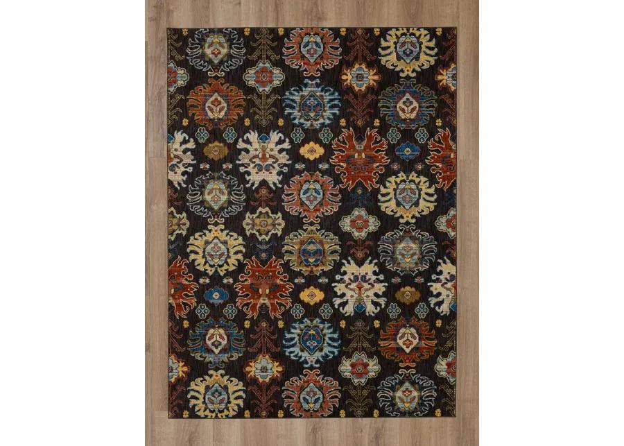 Pandora Passion Charcoal 2' 4" X 7' 10" Rug