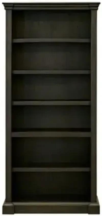 Traditional Wood Open Bookcase