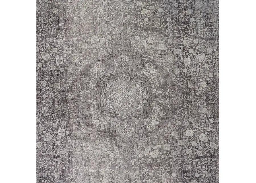 Sarrant 3967F Gray/Silver/Ivory 2'8" x 10' Rug