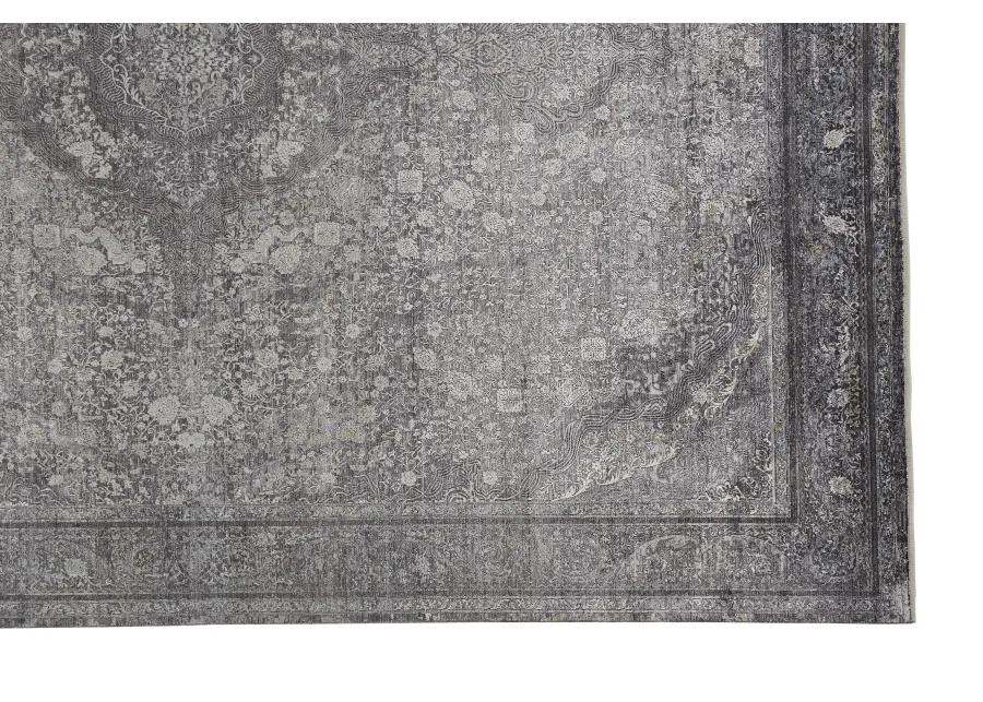 Sarrant 3967F Gray/Silver/Ivory 2'8" x 10' Rug