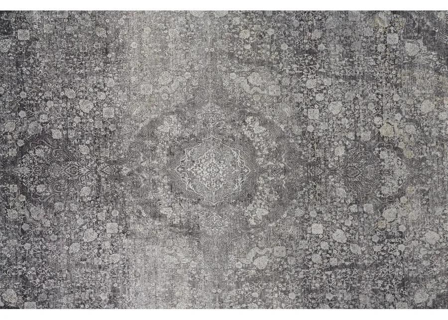 Sarrant 3967F Gray/Silver/Ivory 2'8" x 10' Rug