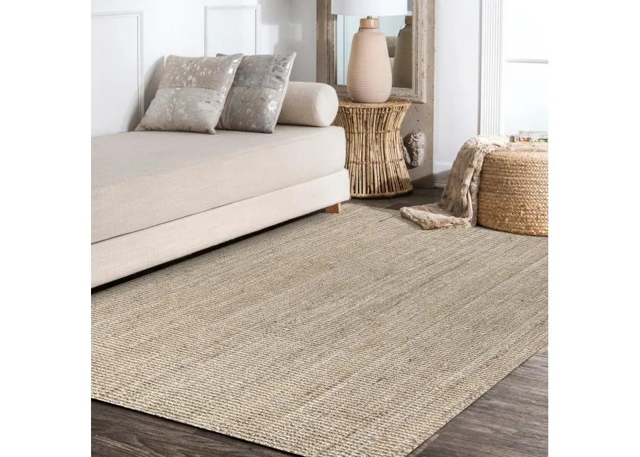 Pata Hand Woven Chunky Jute Area Rug