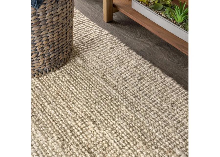 Pata Hand Woven Chunky Jute Area Rug