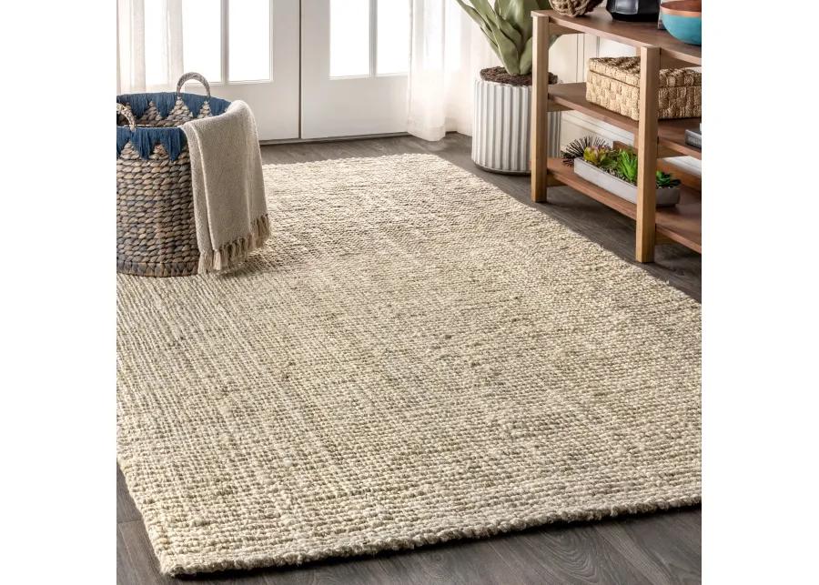 Pata Hand Woven Chunky Jute Area Rug