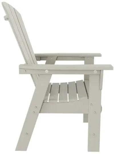 WestinTrends Outdoor Patio Shell-back Adirondack Dining Chair