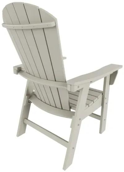 WestinTrends Outdoor Patio Shell-back Adirondack Dining Chair