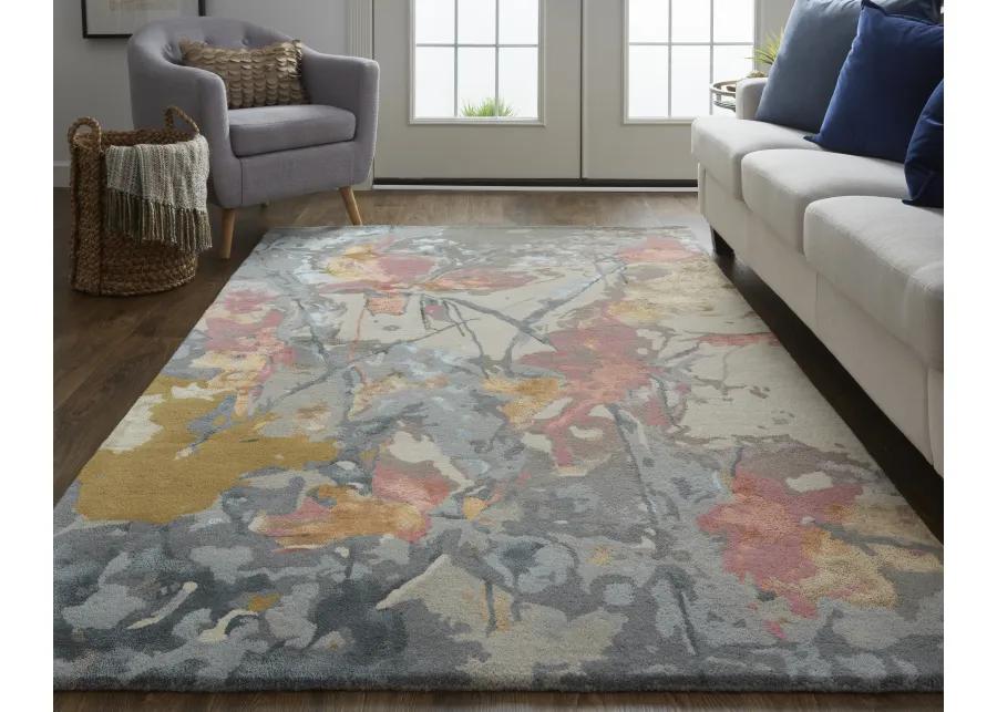 Dafney 8867F Blue/Pink/Gray 8' x 10' Rug