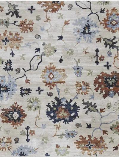 Melrose 39P1F 5' x 7'6" Ivory/Red/Blue Rug